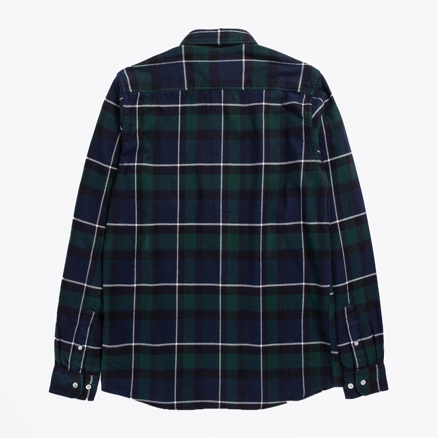 - Anton - Brushed Flannel Check - Black Check