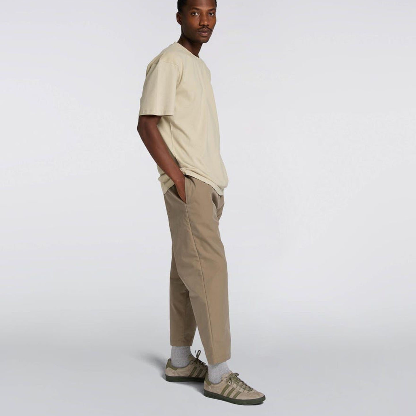 - Ability Smooth Twill Pants - Dark Ash