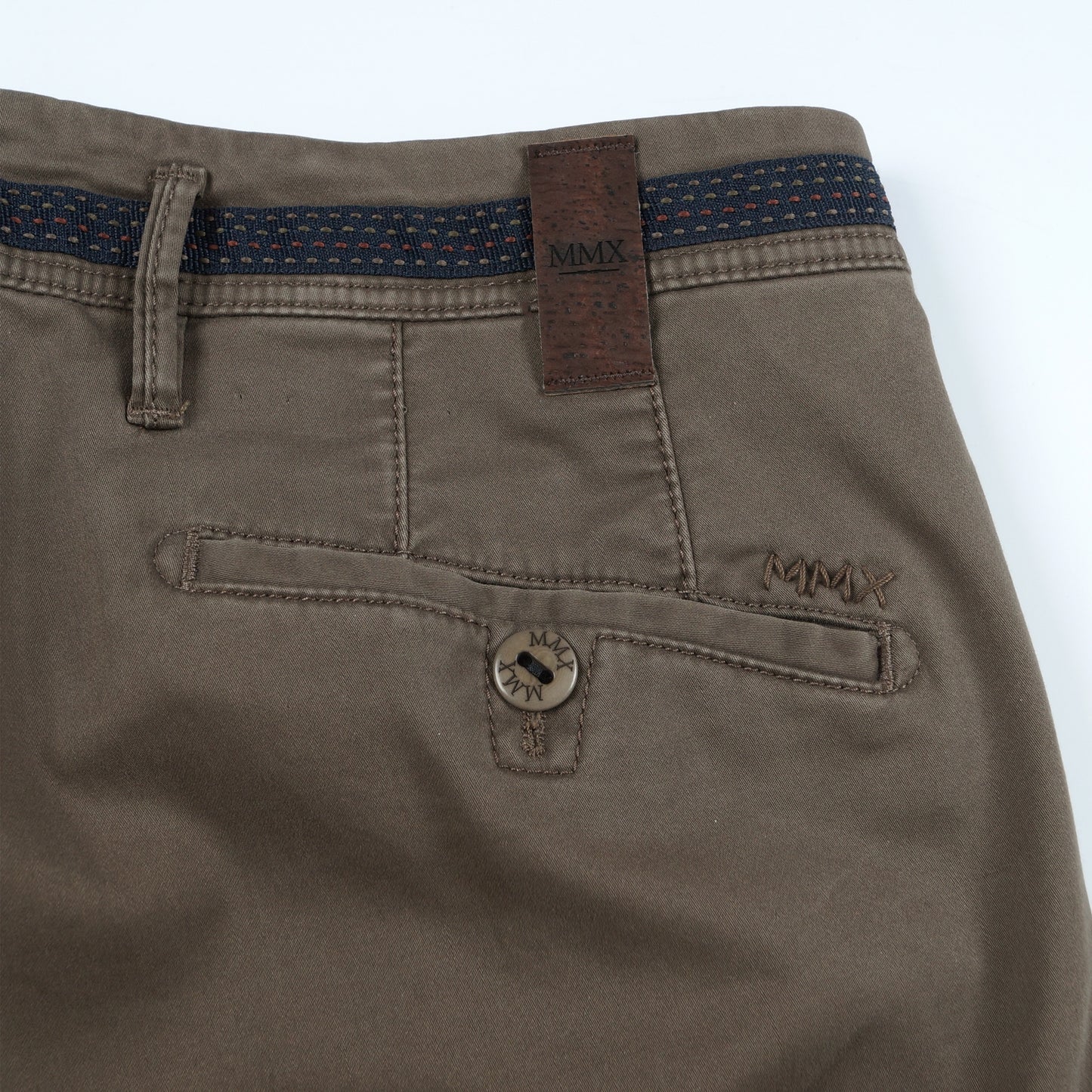 - Apus - Slim Stretch Chinos - Brown