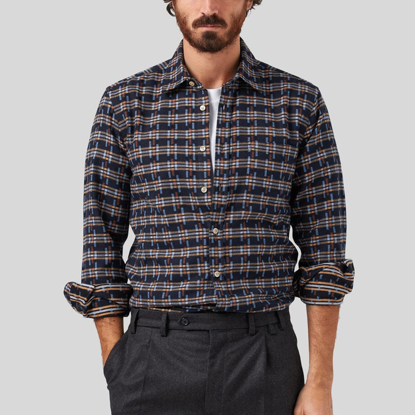 - Crossroad Pattern Shirt - Multi