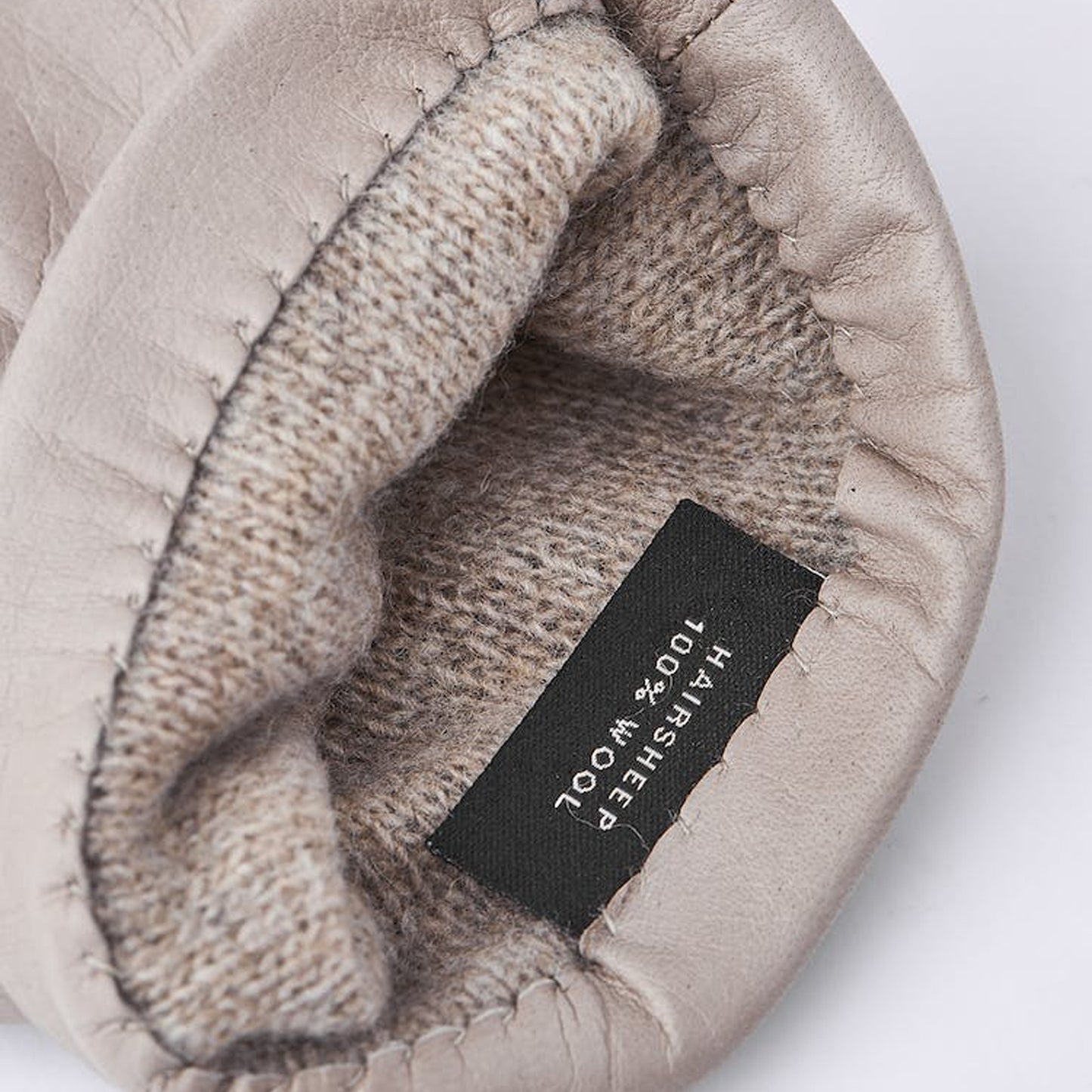 - Elisabeth - Leather Glove - Natural Grey