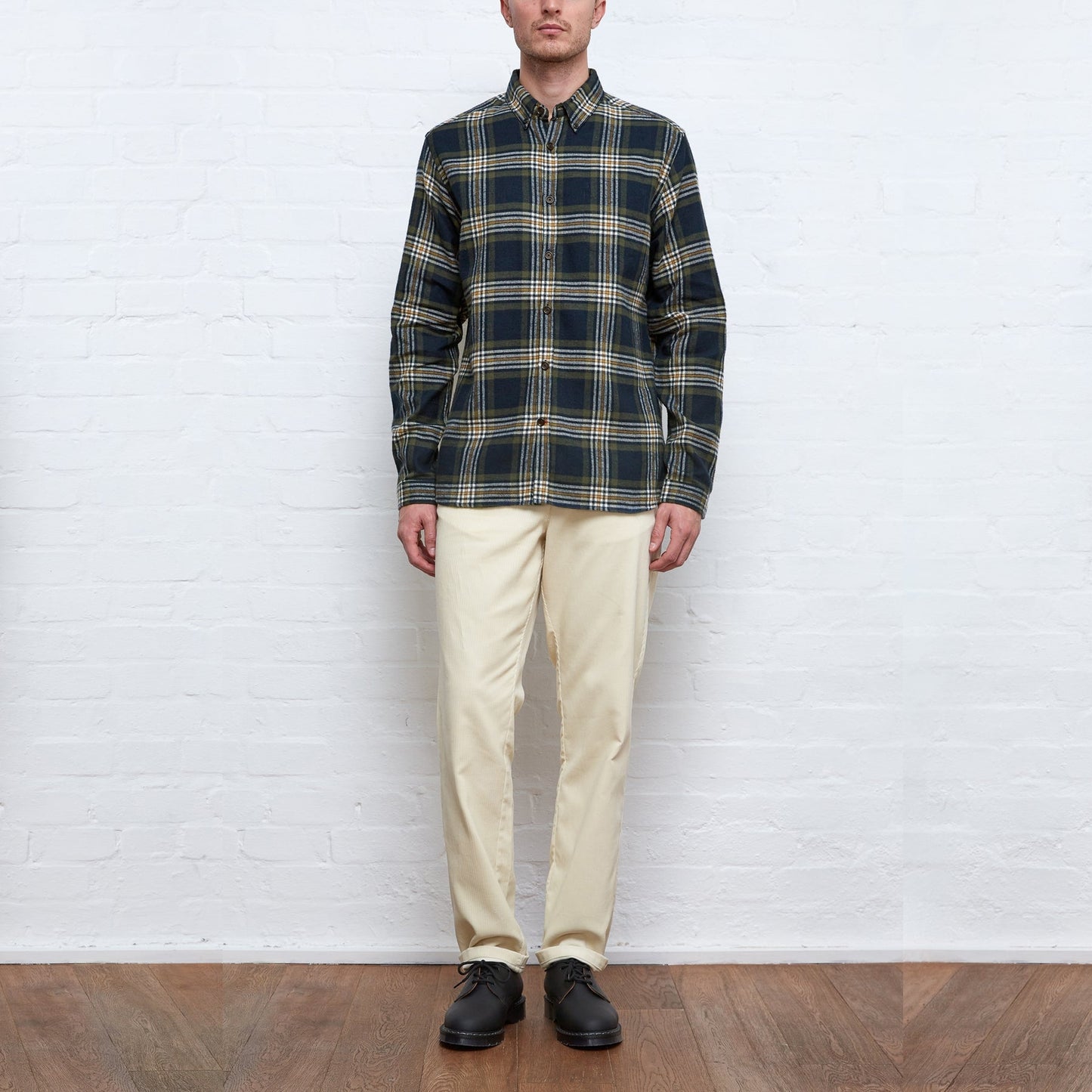 - Devon Brook Shirt - Navy/Green