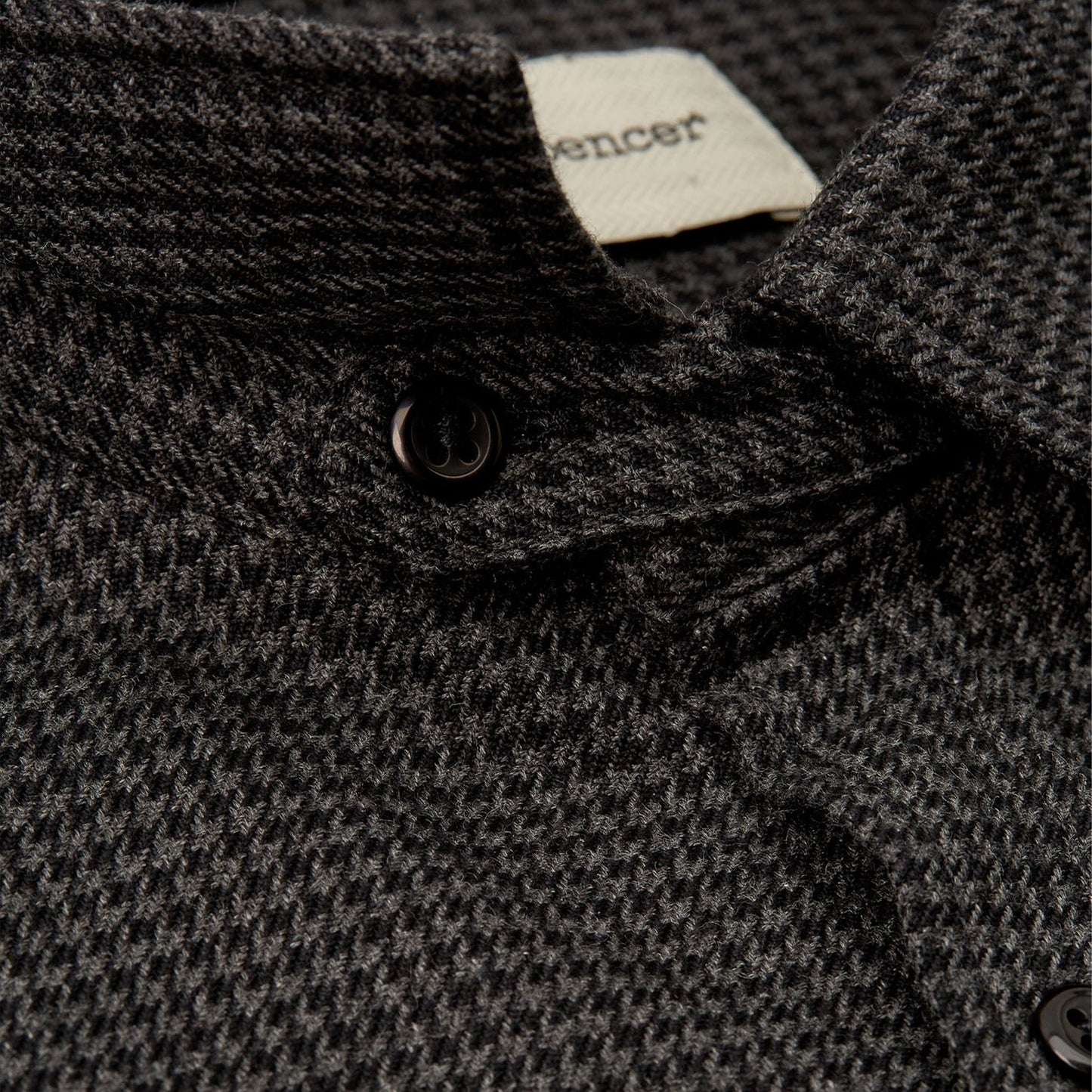 - Dever Clerkenwell Tab Shirt - Charcoal