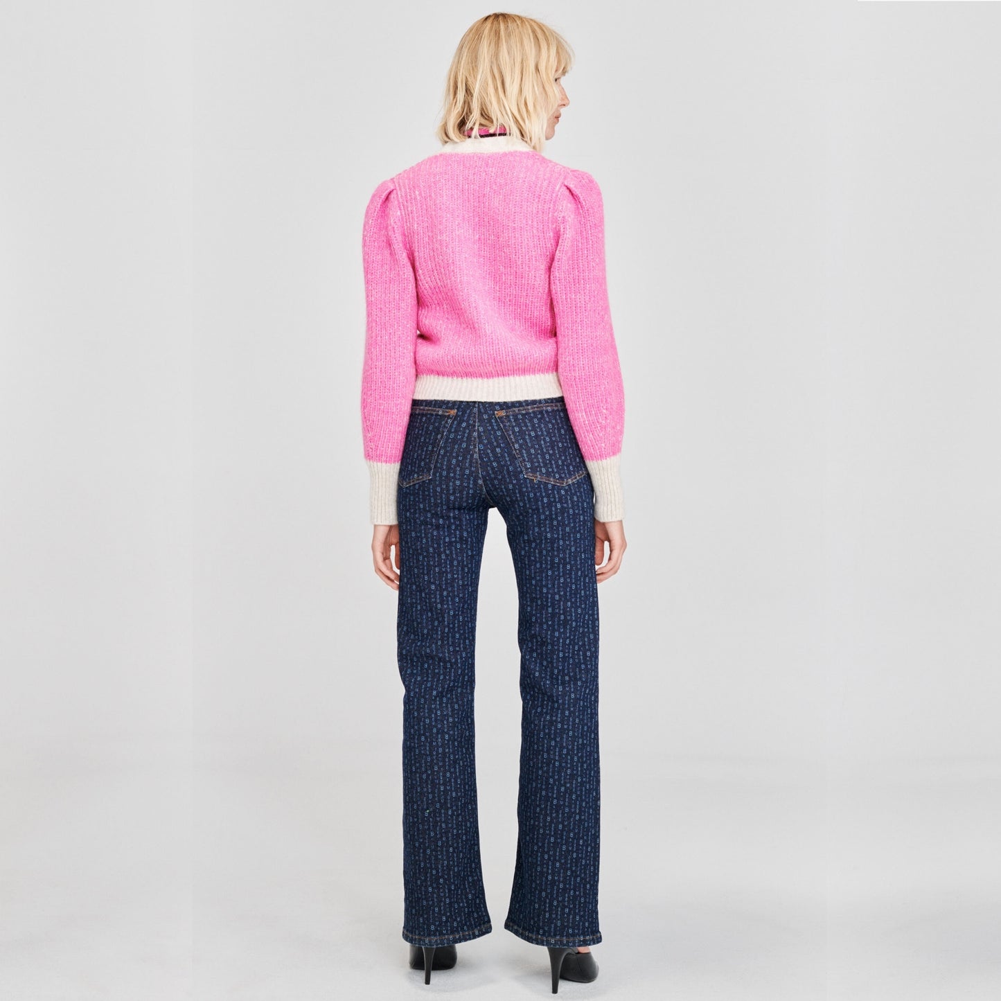 - Chanice Cardigan - Pink Melange