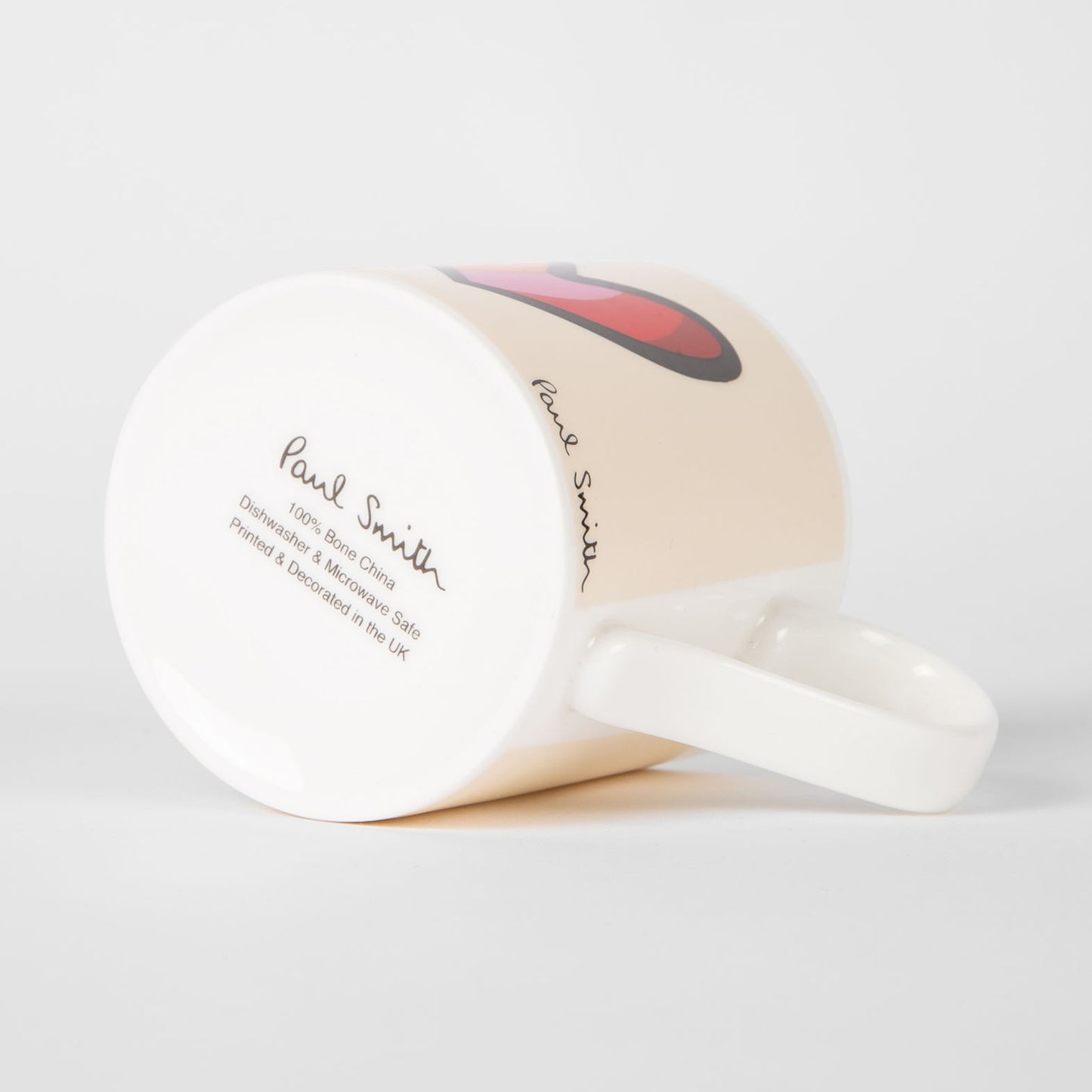 - 'Swirl Heart' Bone China Mug - Cream