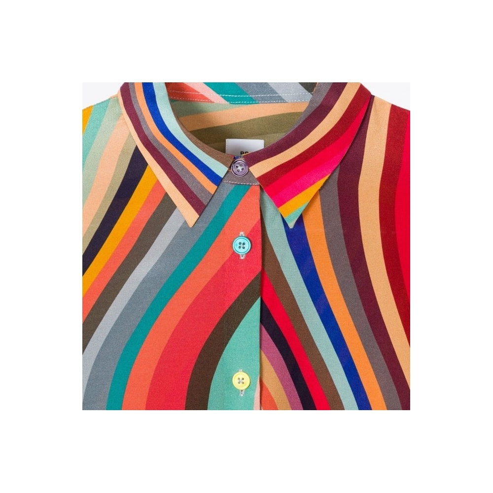 - 'Swirl' Silk Shirt - Multi