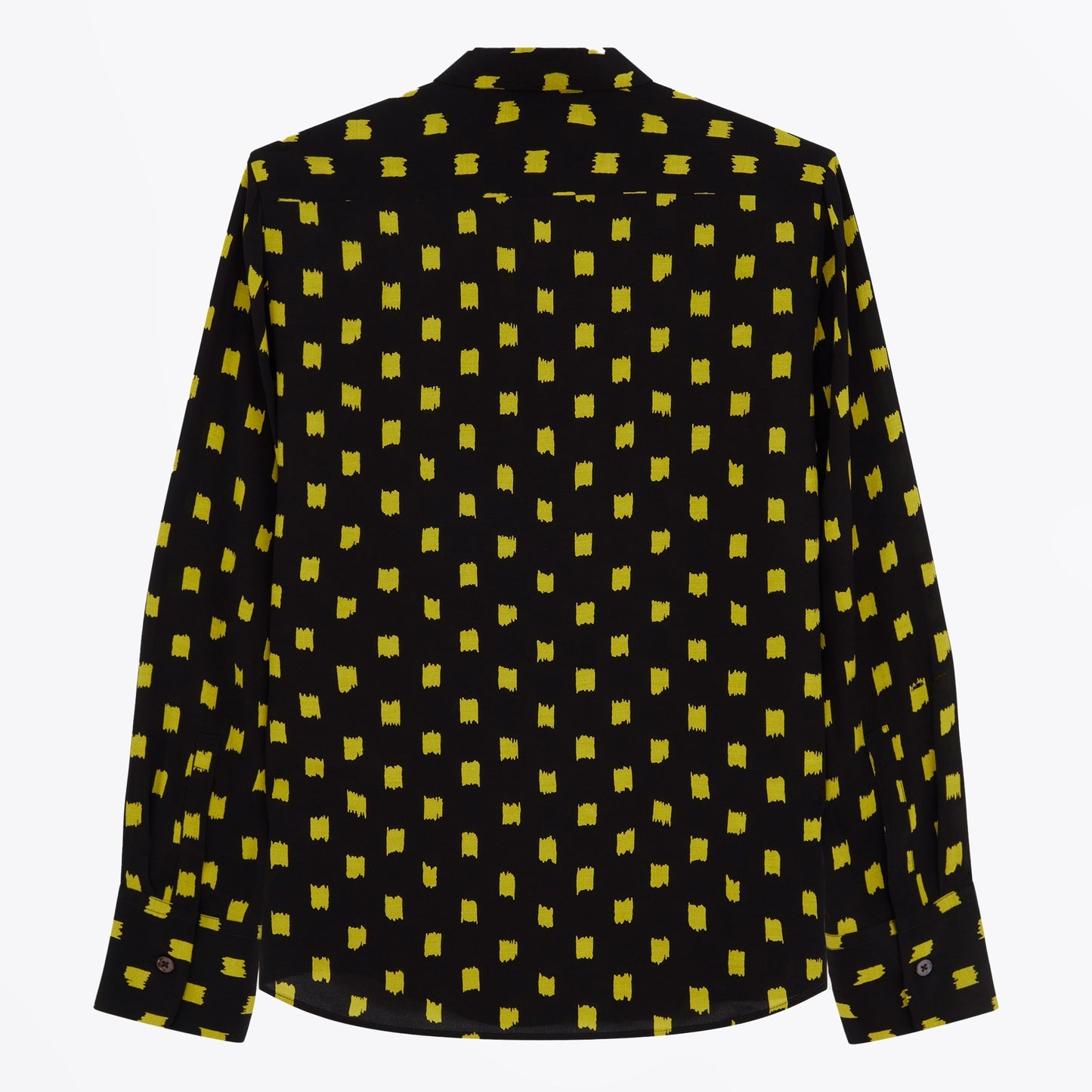 - 'Brushstrokes' Spot Shirt - Black