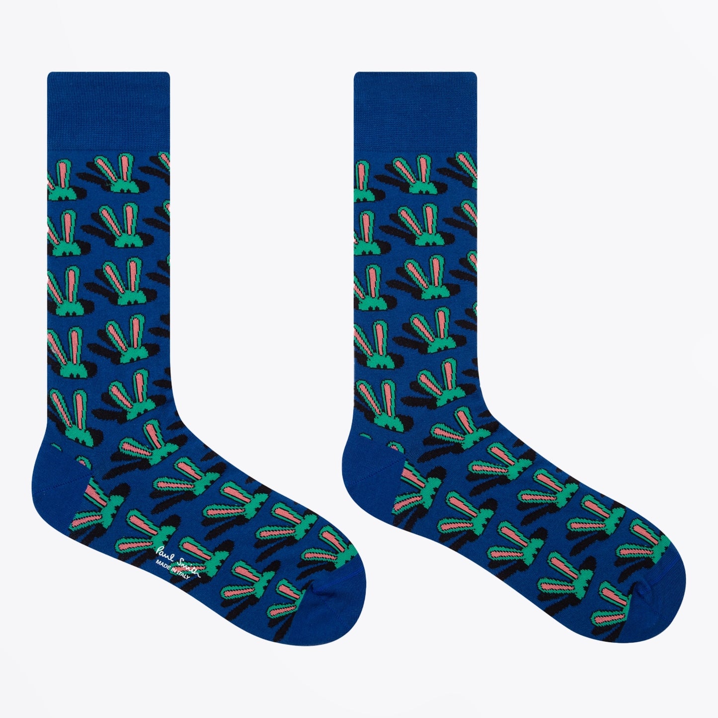 - 'Pop Up Bunny' Socks - Blue