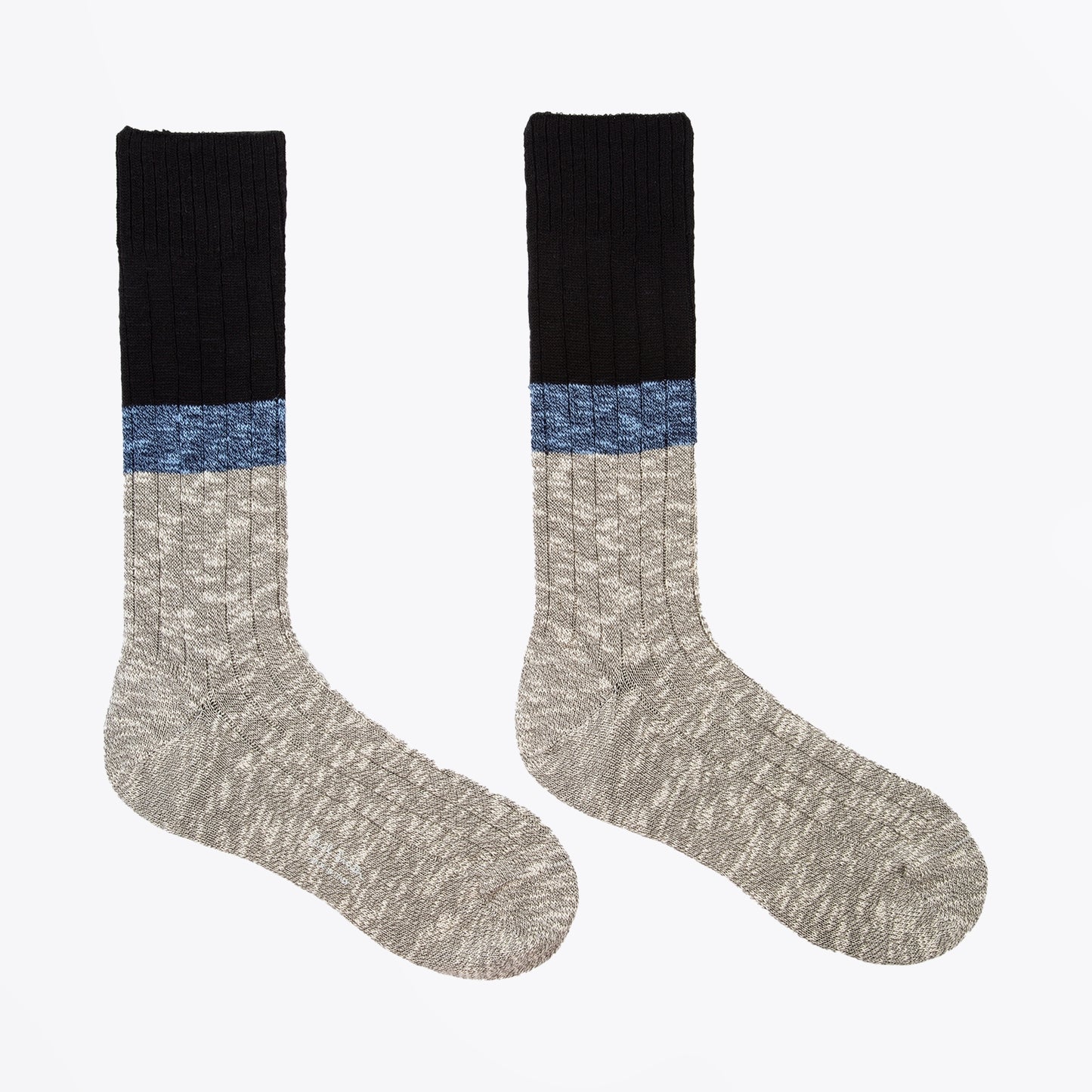 - Arnaud Rib Socks - Black