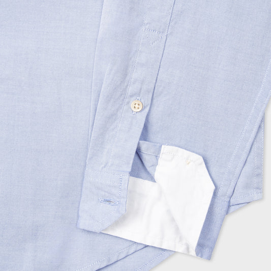 - Zebra Badge Tailored BD Shirt - Blue