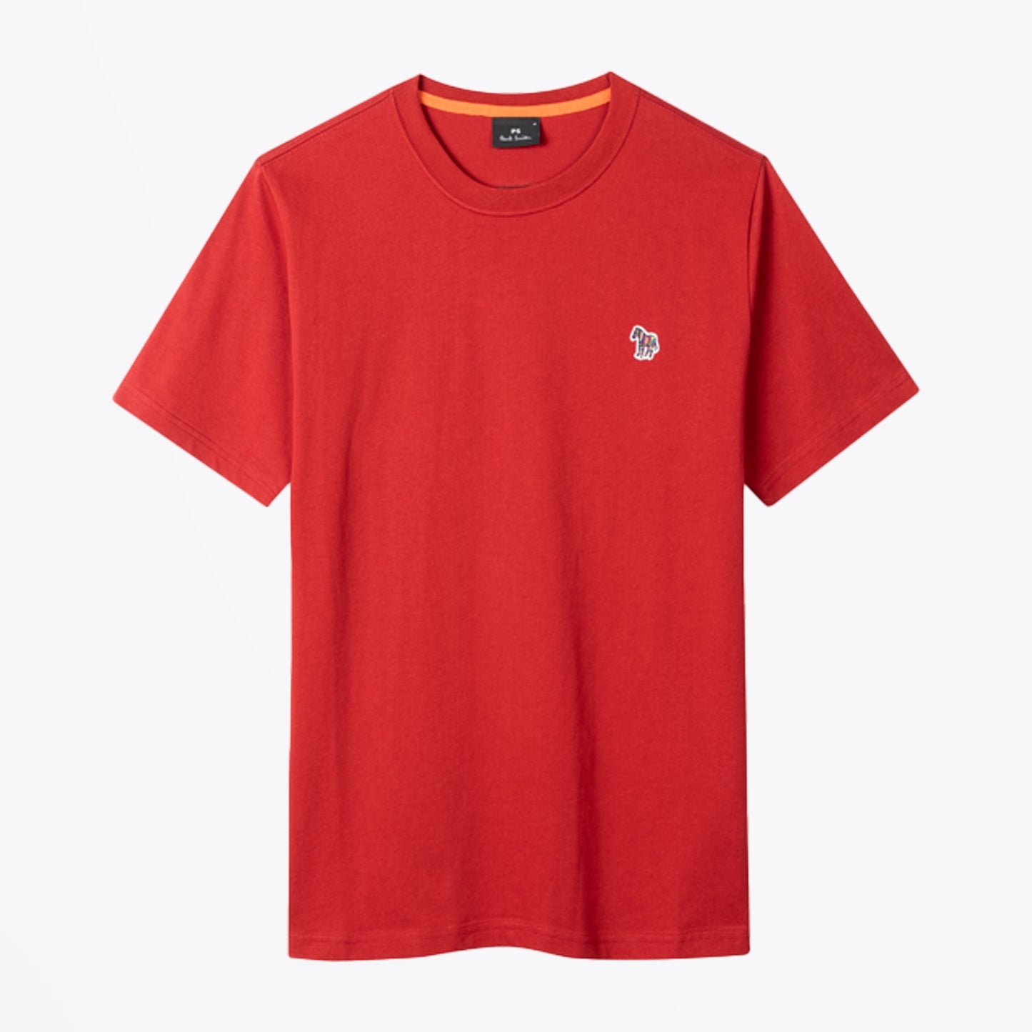Zebra Badge Regular Fit T-Shirt - Red