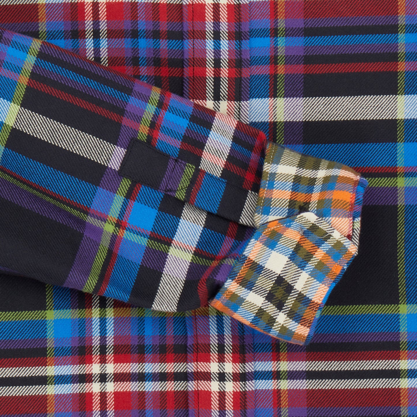 - Tailored Fit Check Shirt - Multi