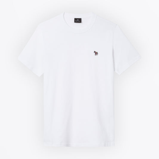 - Zebra Badge Regular Fit T-Shirt - White