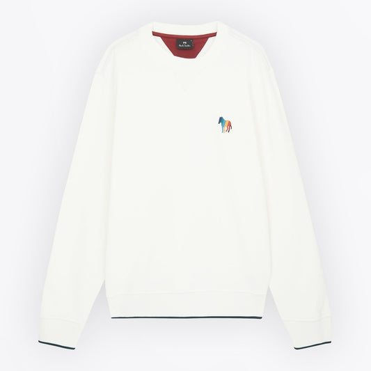 - Zebra Regular Fit Sweater - Off-White