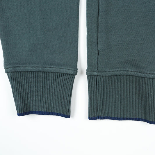 - Zebra Regular Fit Hoodie - Very Dark Green