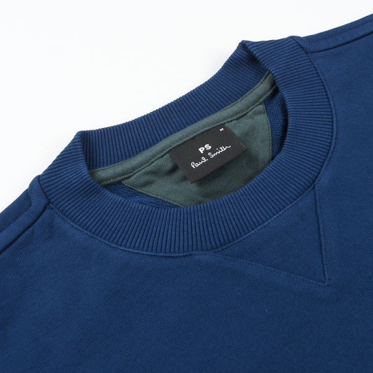 - Zebra Regular Fit Sweater - Cobalt Blue