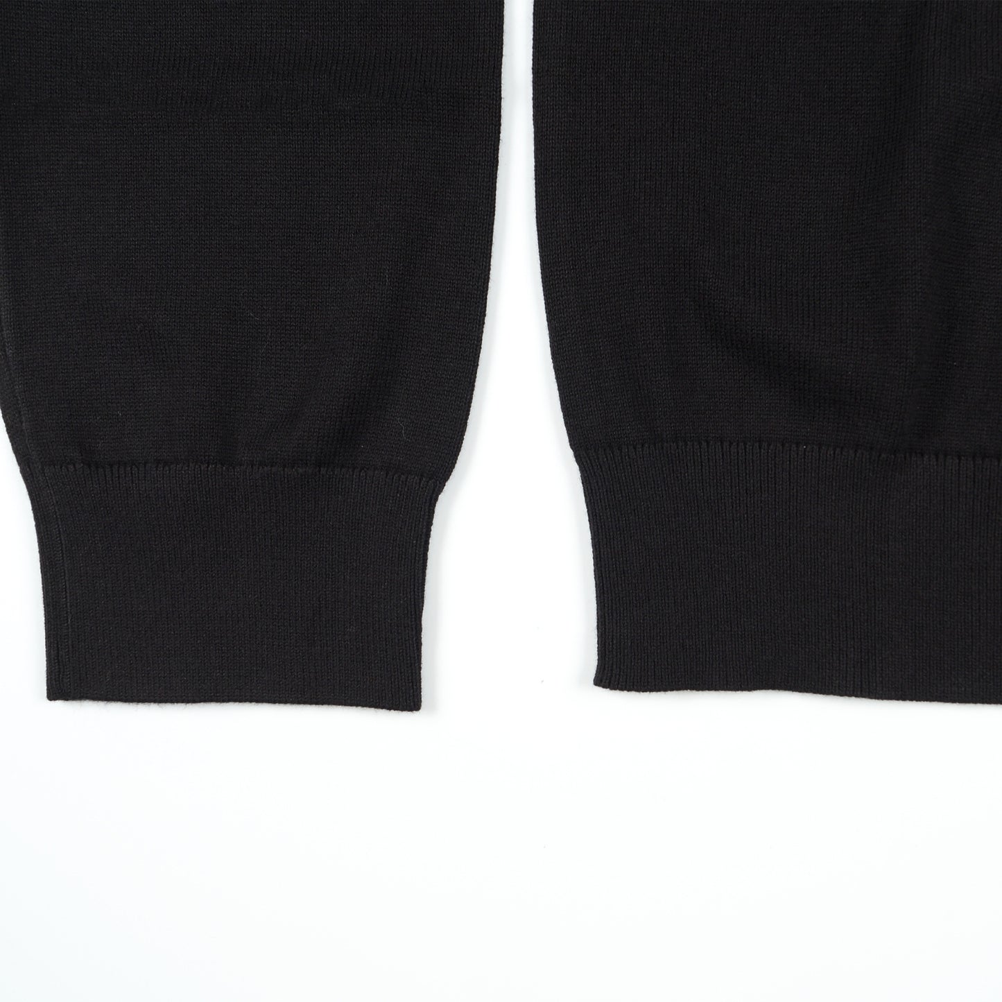 Zebra Badge Crew Neck Sweater - Black