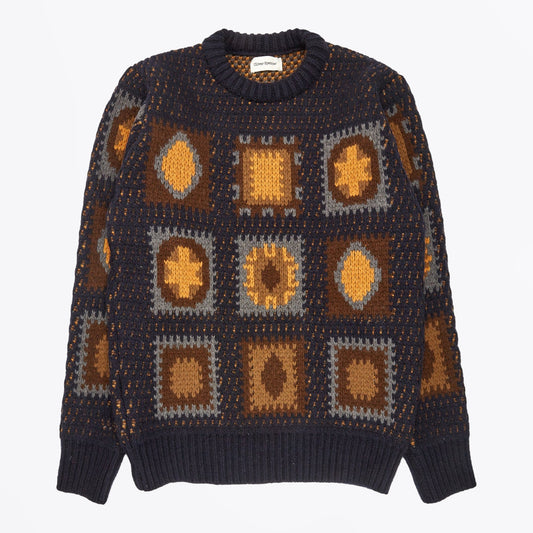 - Blenheim Wool Dawlish Jumper - Navy