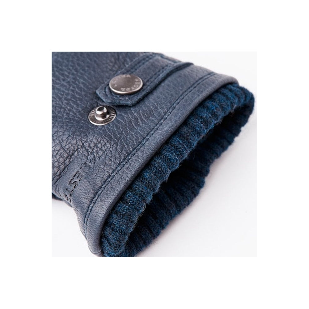 - Utsjö - Leather Primaloft Gloves - Navy