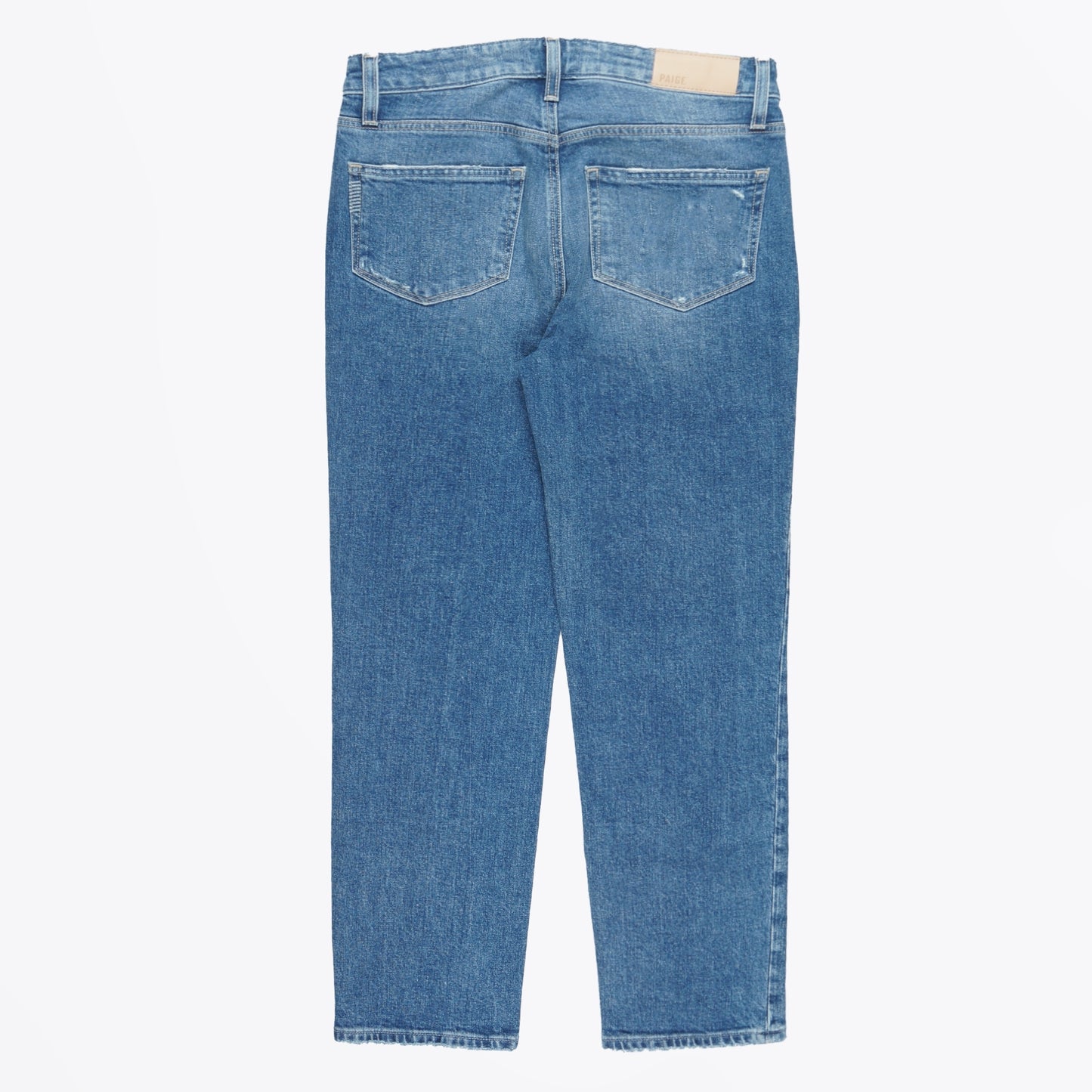 - Sarah - Straight Ankle Jeans - Blue