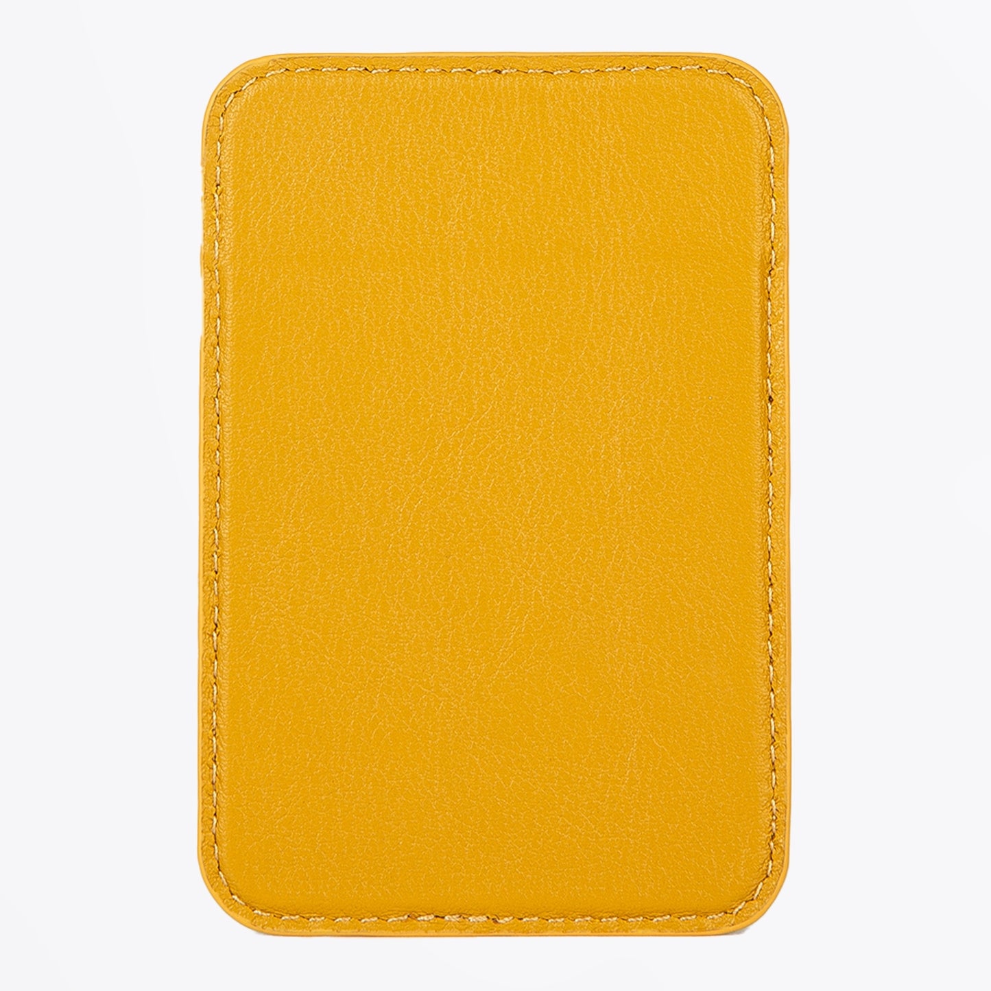 Magnetic Logo Wallet - Ochre Yellow