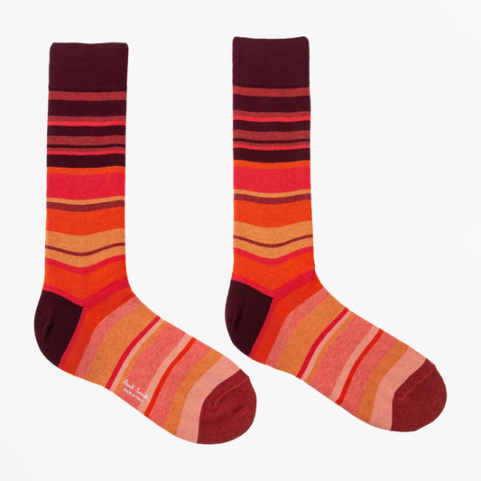 - Burgundy Mix Sock 3 Pack - Burgundy