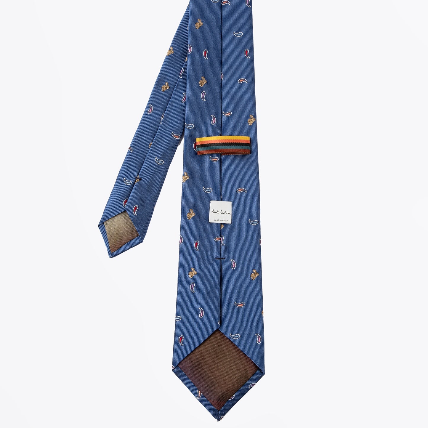 - Paisley Rabbit Tie - Cobalt Blue