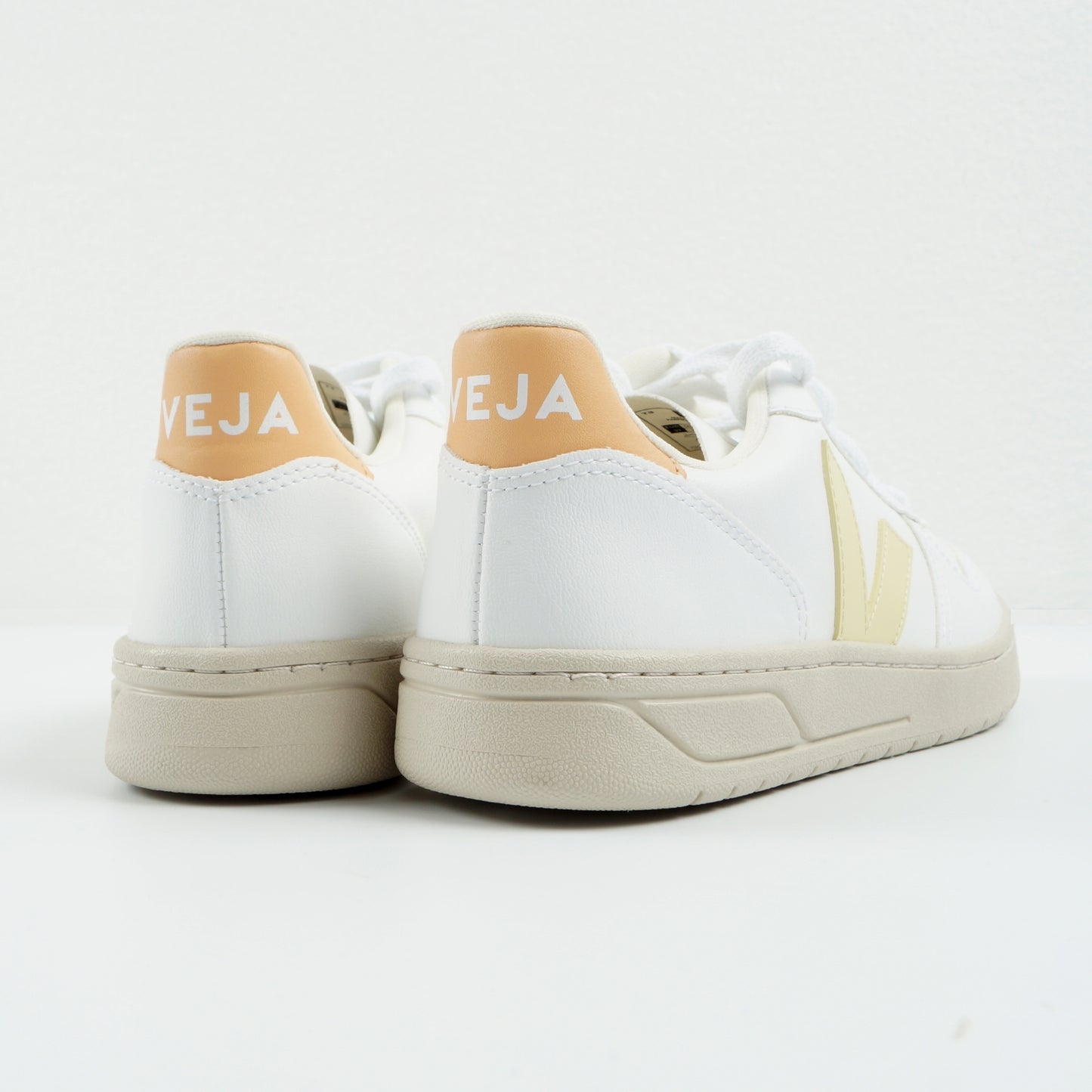 - V-10 CWL Sneakers - White Sun Peach