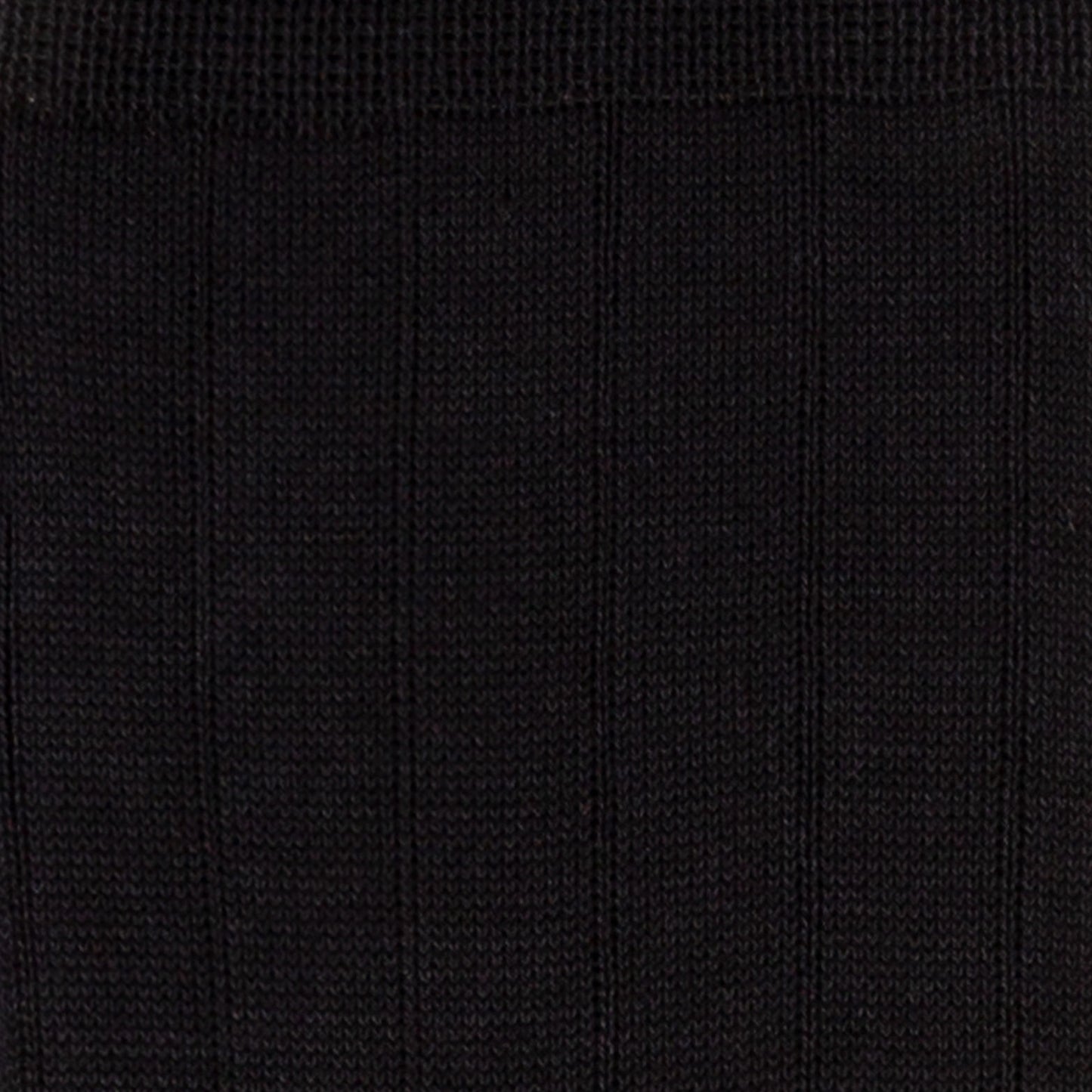 - Plain Ribbed Socks - Black