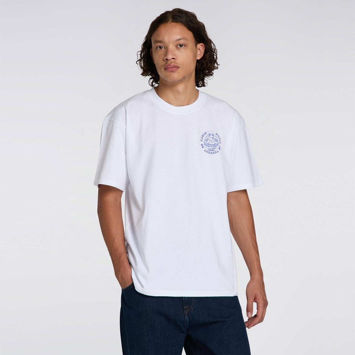 - Edwin Music Channel T-Shirt - White