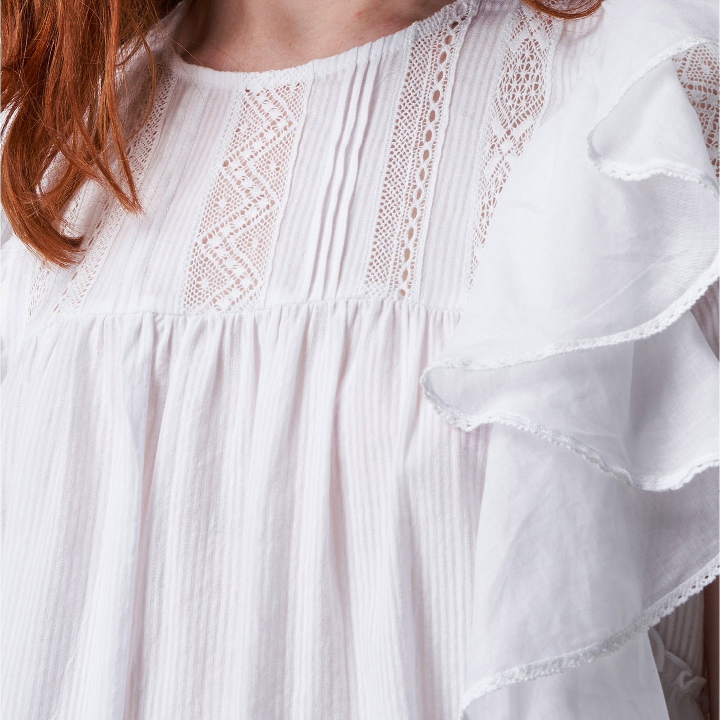 - Fanciful Top - White