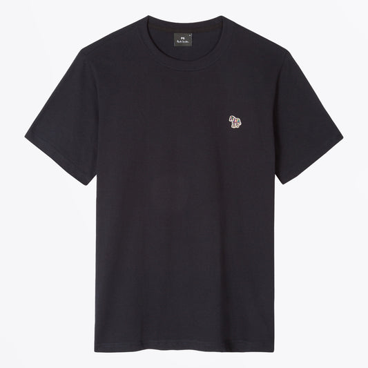 - Zebra Badge Reg Fit T-Shirt - Dark Navy