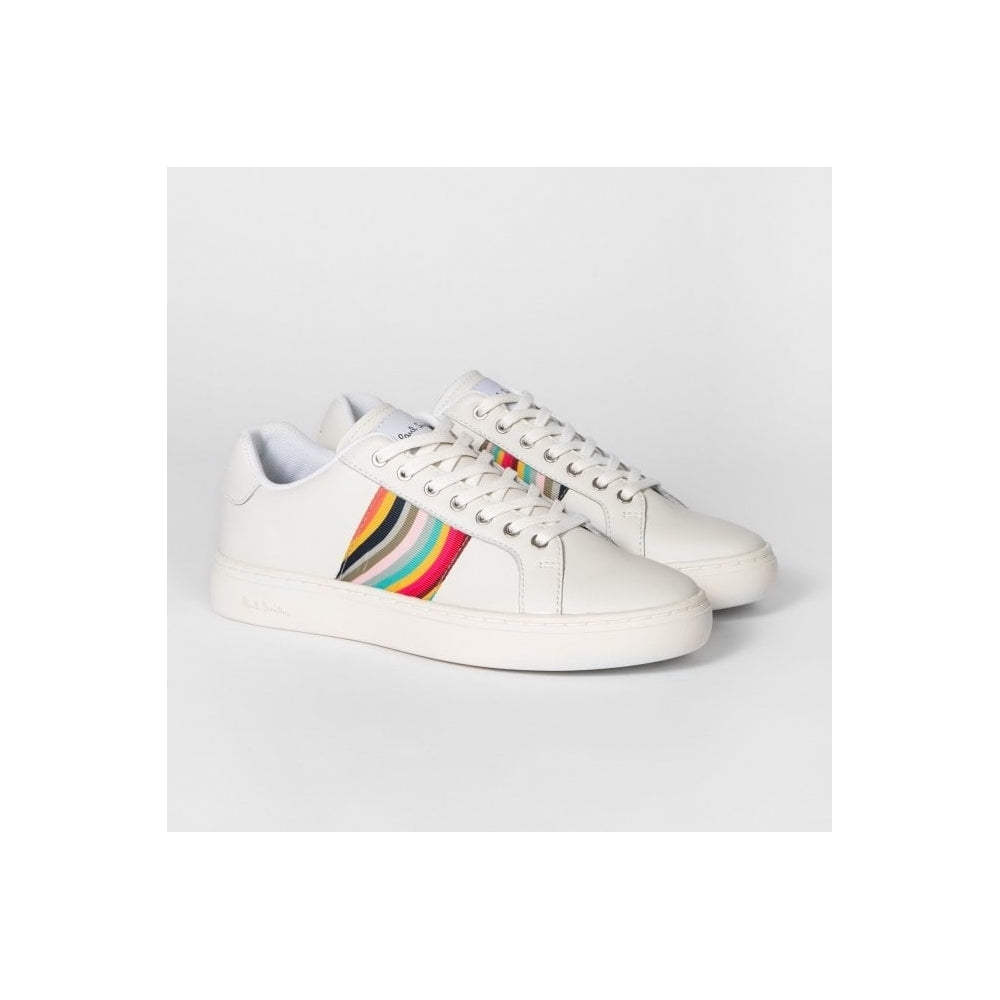 - 'Lapin' Swirl Stripe Sneakers - White