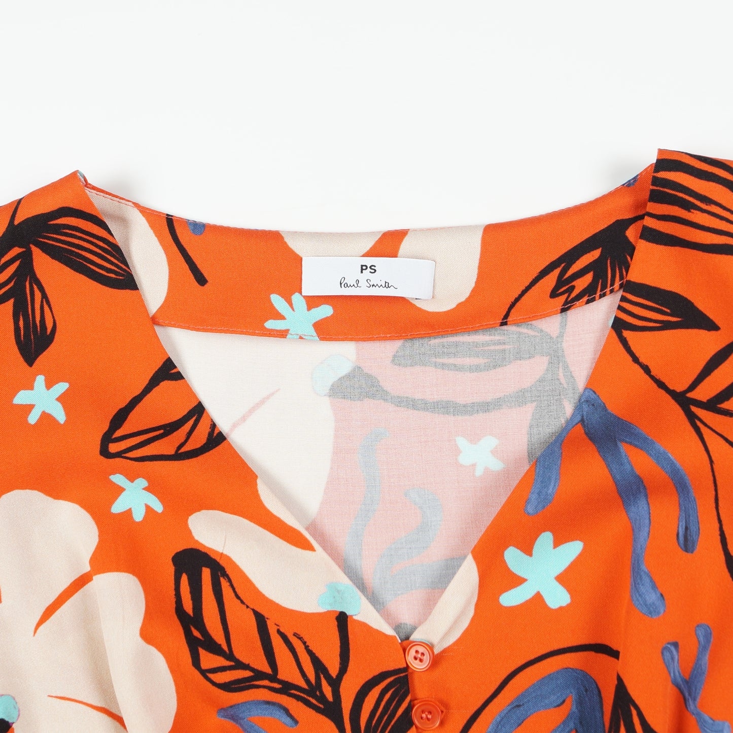 - Floral Print Dress - Red