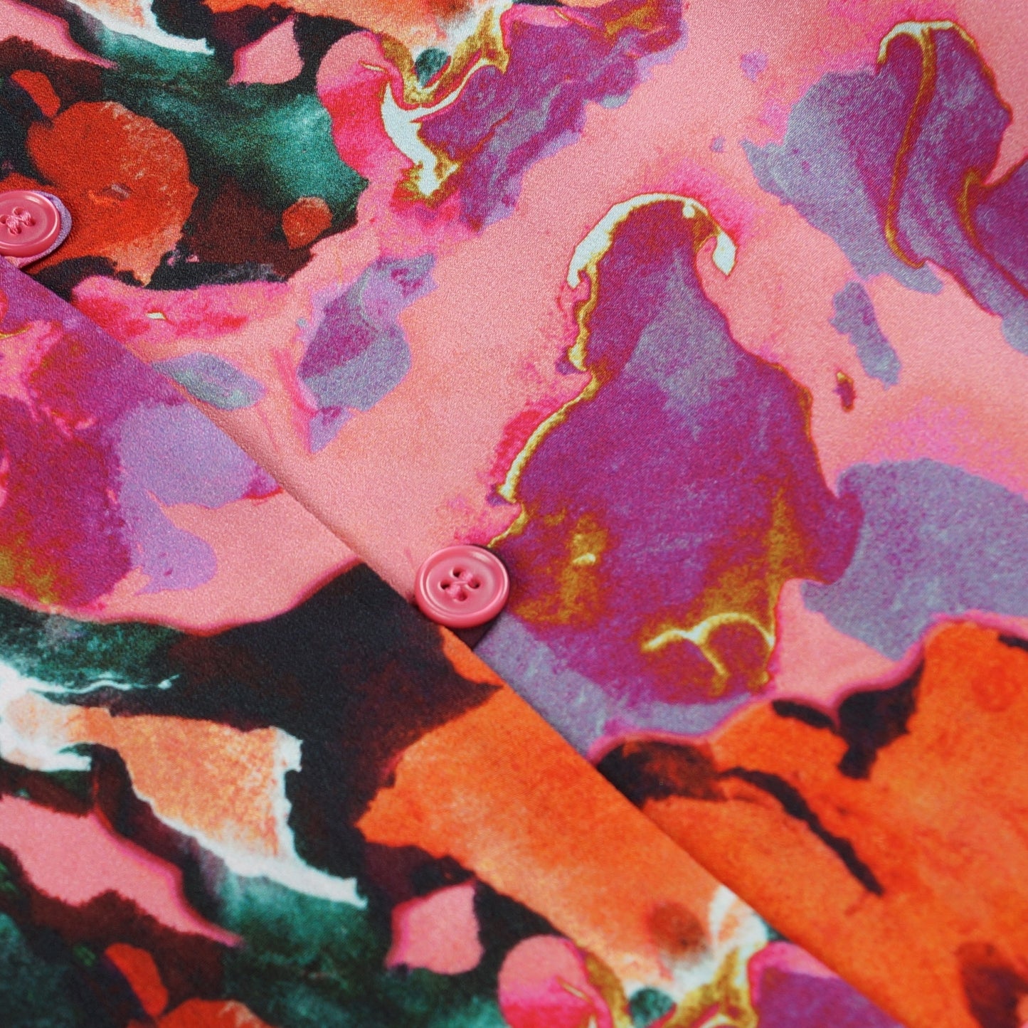 - Printed Dress - Pink