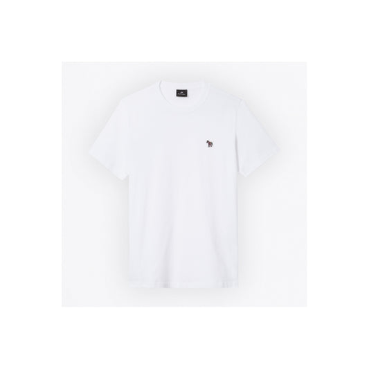 - Zebra Badge Regular Fit T-Shirt - White