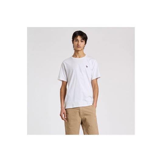- Zebra Badge Regular Fit T-Shirt - White