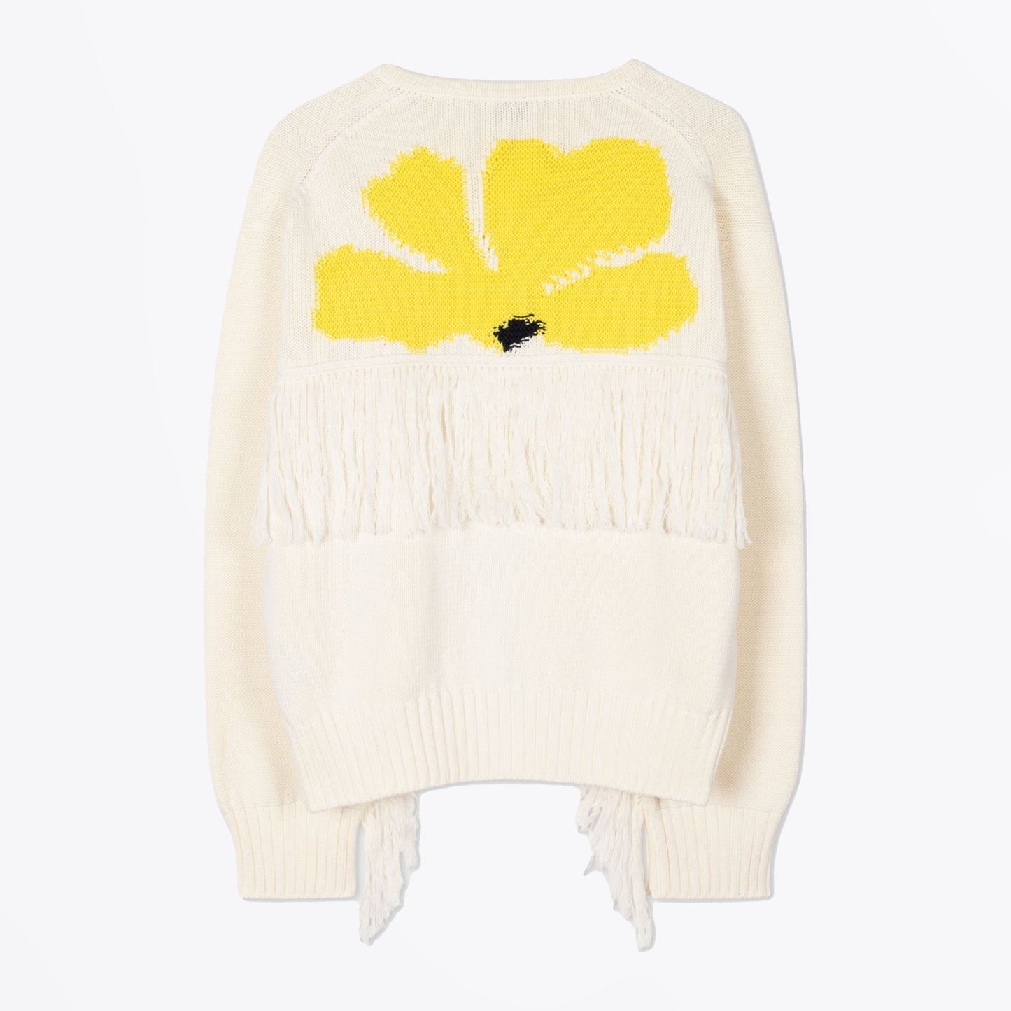 - 'Sea Floral' Knitted Jacket - Ivory