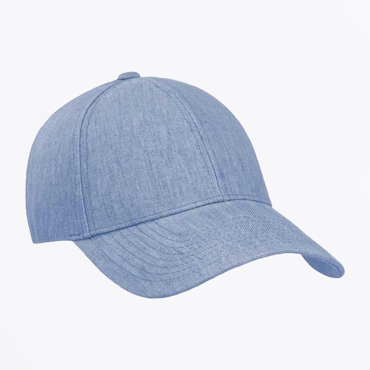 Azure Linen Cap