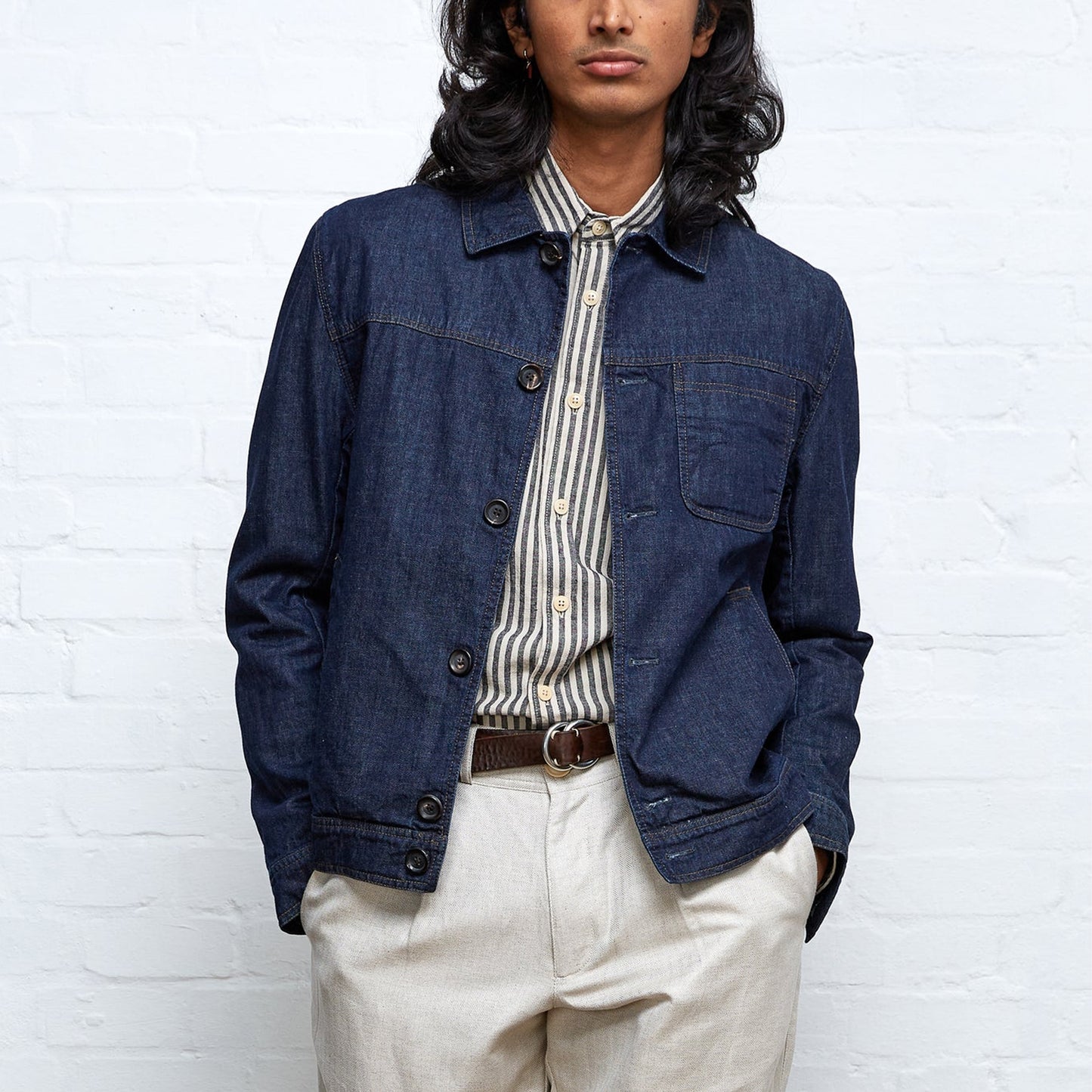 - Buffallo Jacket Mullins Denim - Indigo Rinse