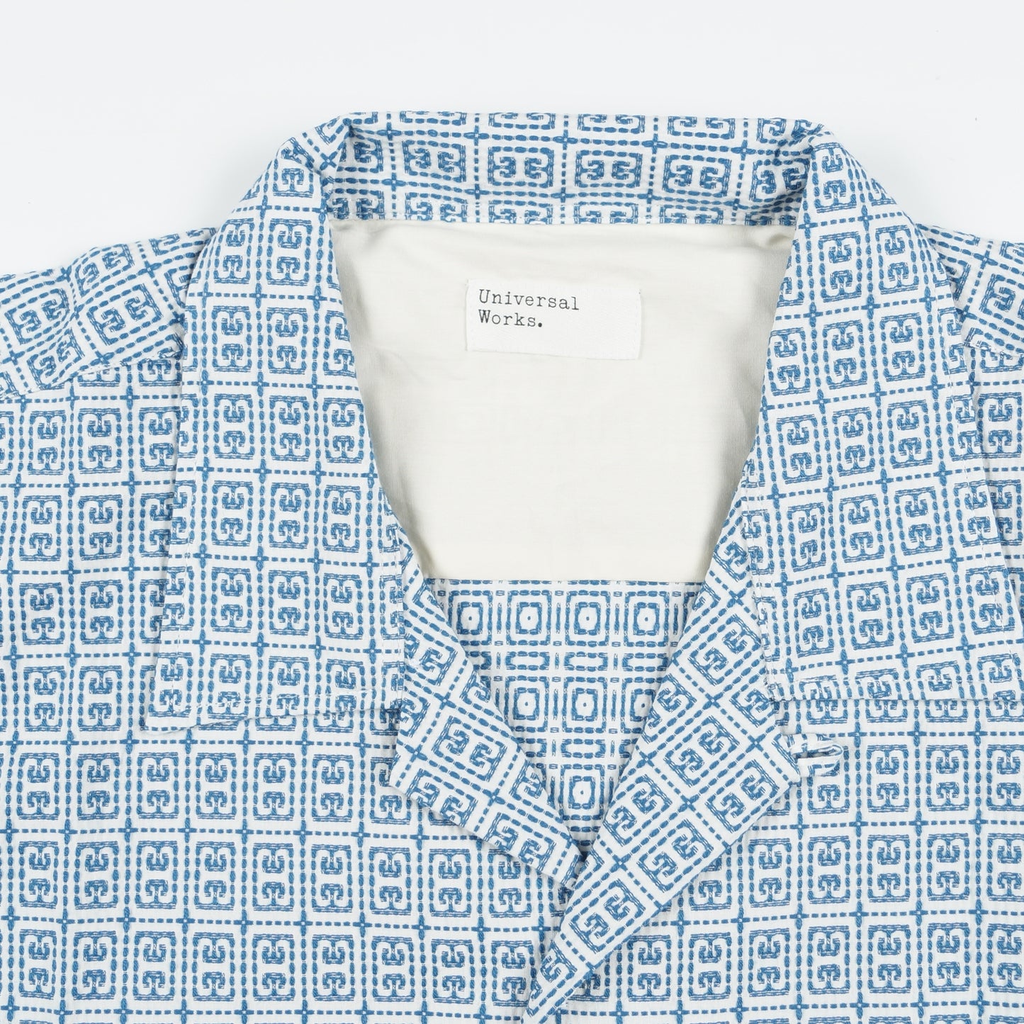 - Porto Cotton Camp Shirt - White