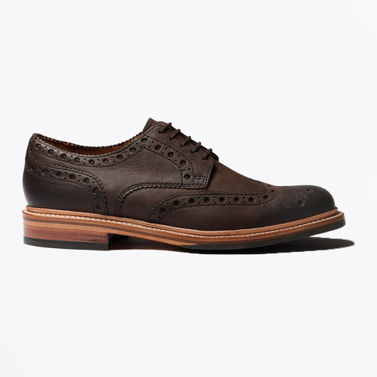 - Archie Classic Derby Brogue - Brown