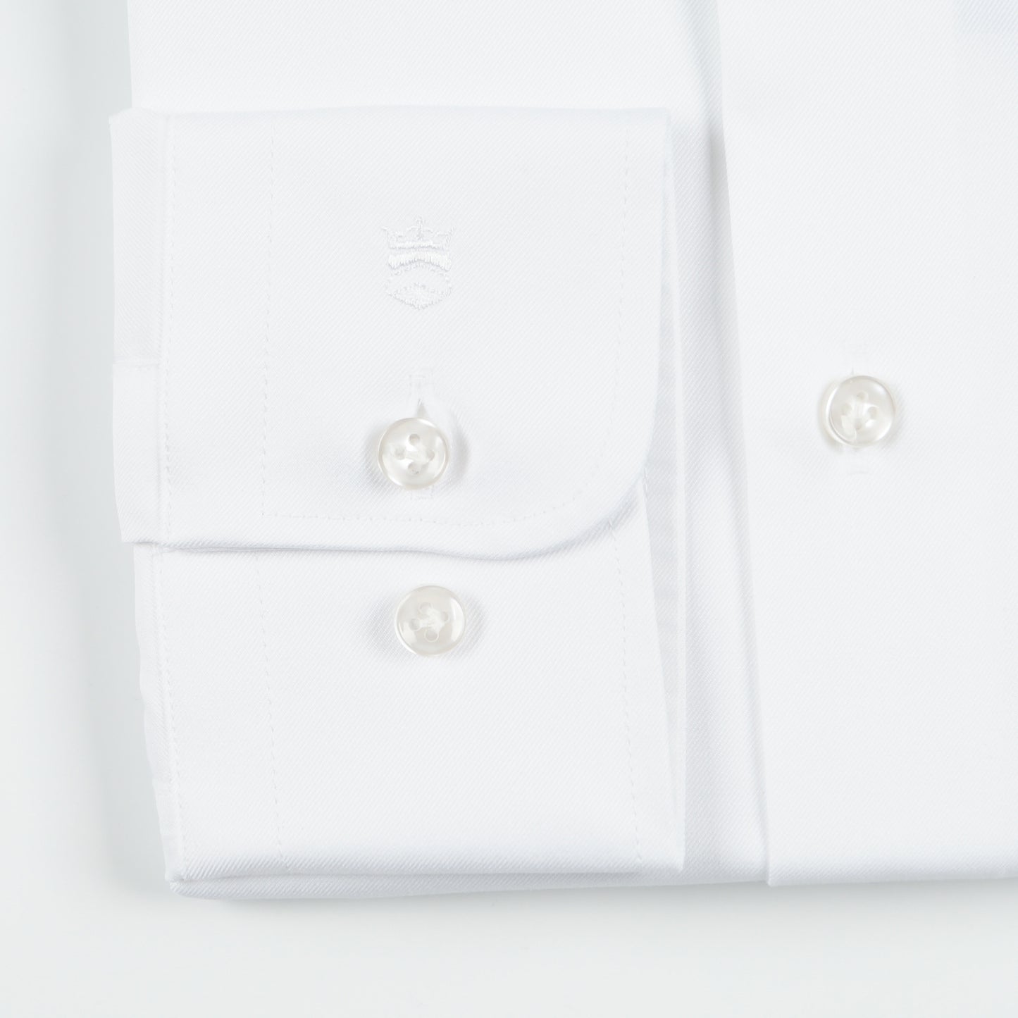 - Bari Cutaway Collar Albini Fab Shirt - White