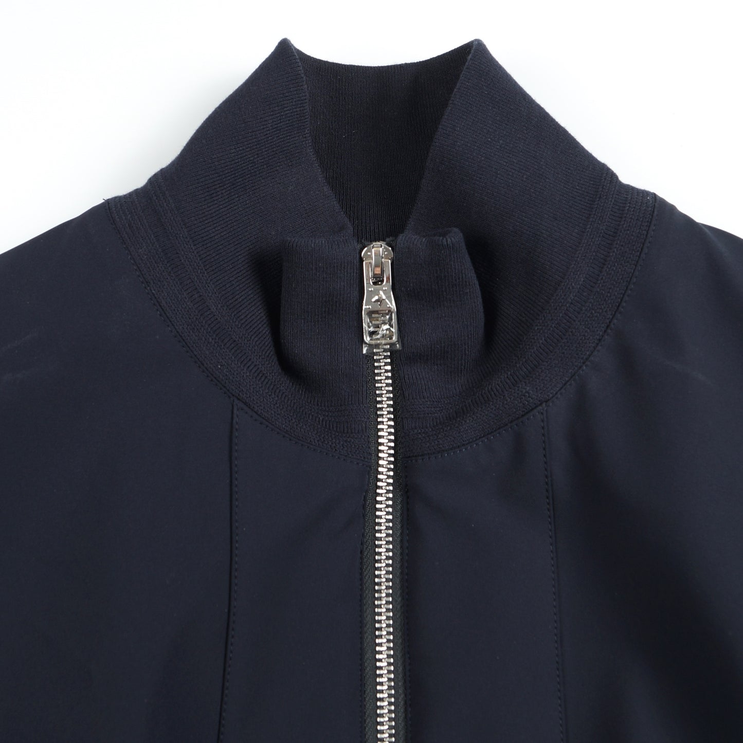 - Front Pocket Bomber Jacket - Navy
