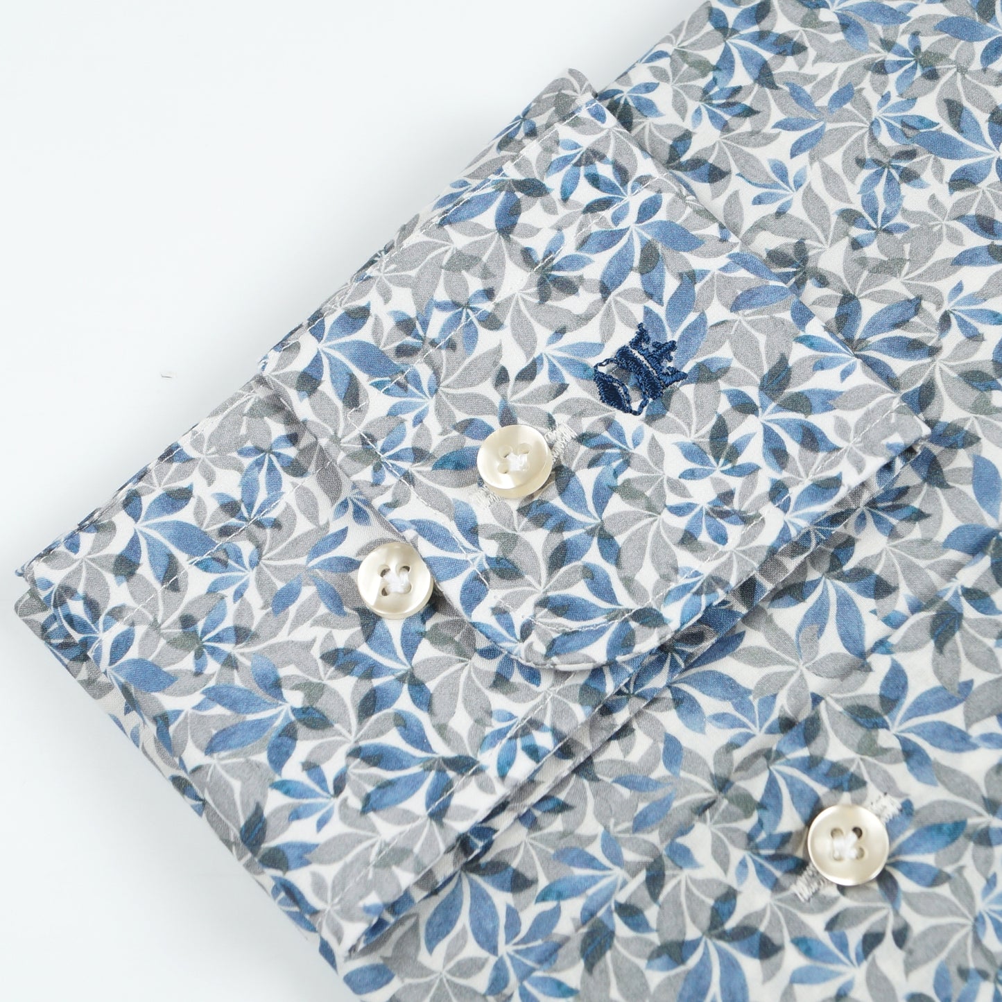 - Roma Modern Kent Liberty Print - Blue/Grey