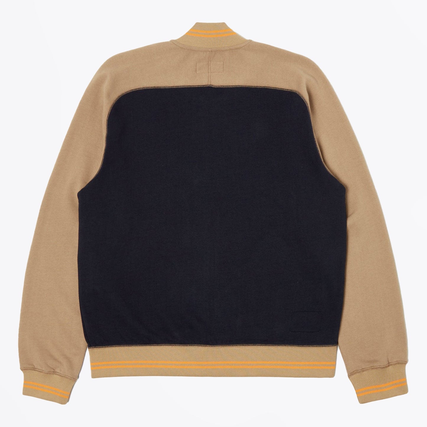 - Carbis Jacket Brushback Sweat - Navy/Sand