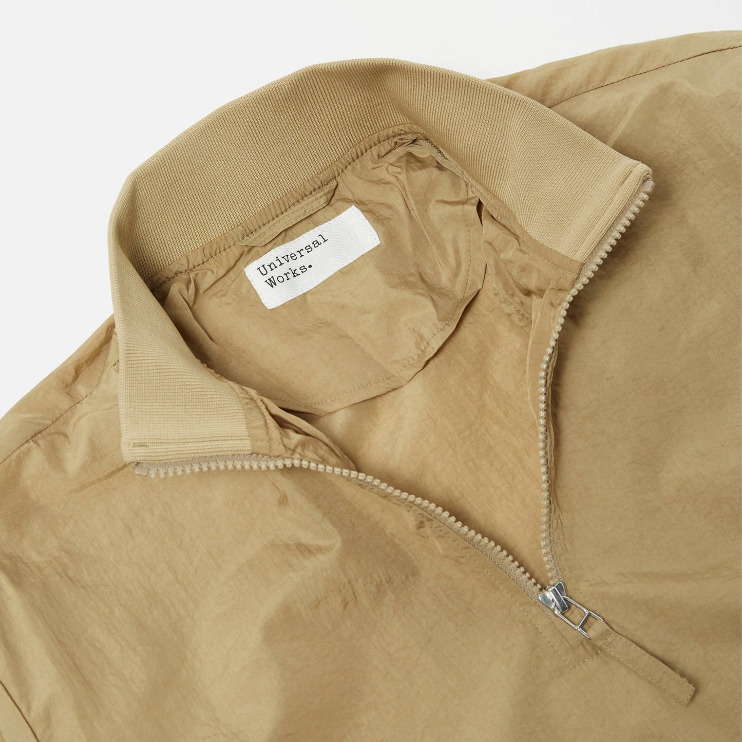 - Vale Half Zip Nylon Tech - Sand