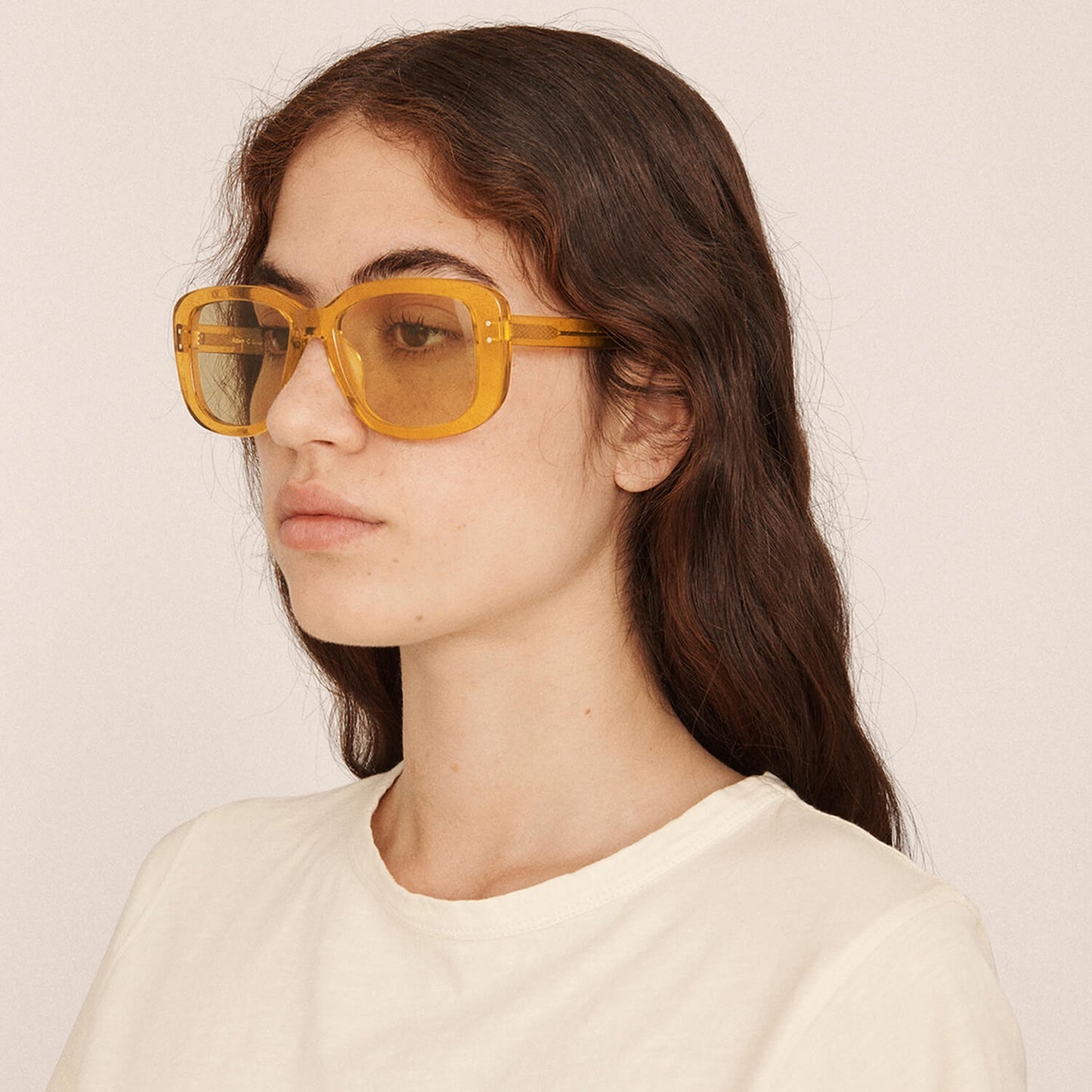 - Adam Sunglasses - Orange/Solid Yellow