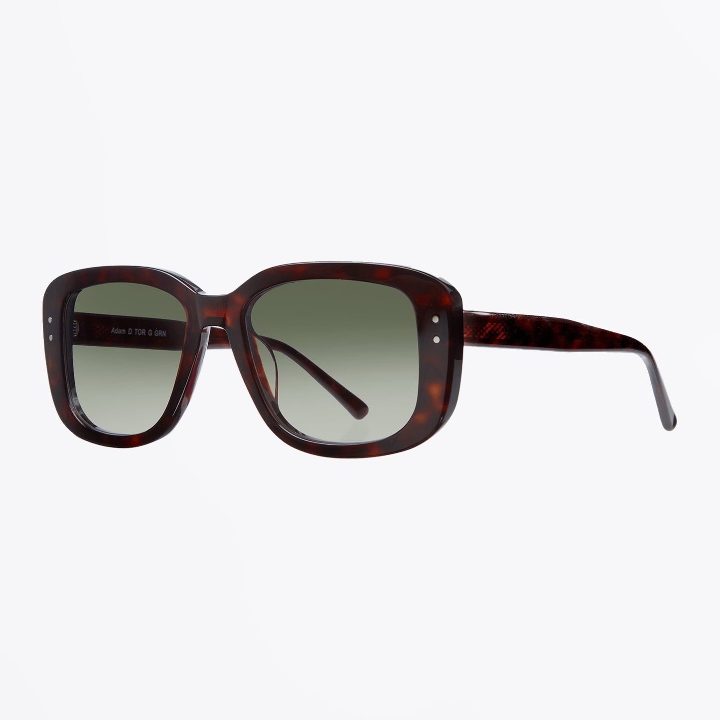- Adam Sunglasses - Dark Tortoise Graduated Green