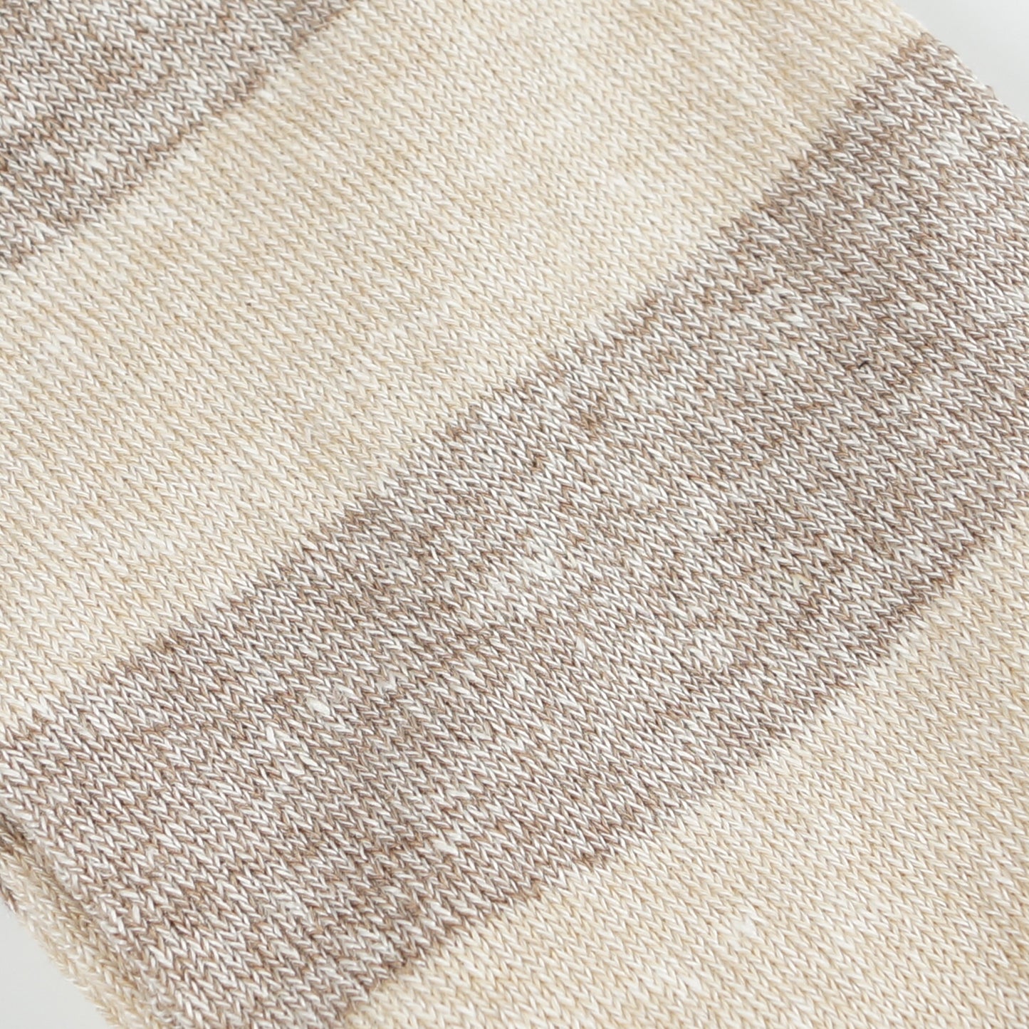 - Barry Linen Stripe Socks - Tan